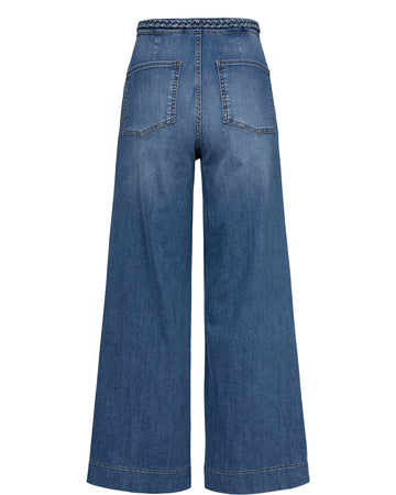NUPARIS CROPPED JEANS - Light Denim Blue 2 - NÜMPH