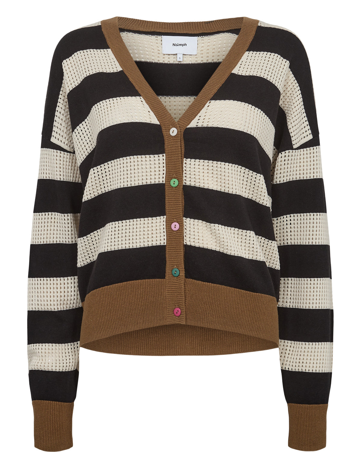 NUDARLIS CARDIGAN - Caviar - Nümph