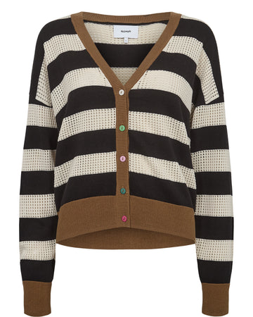 NUDARLIS CARDIGAN - Caviar - Nümph