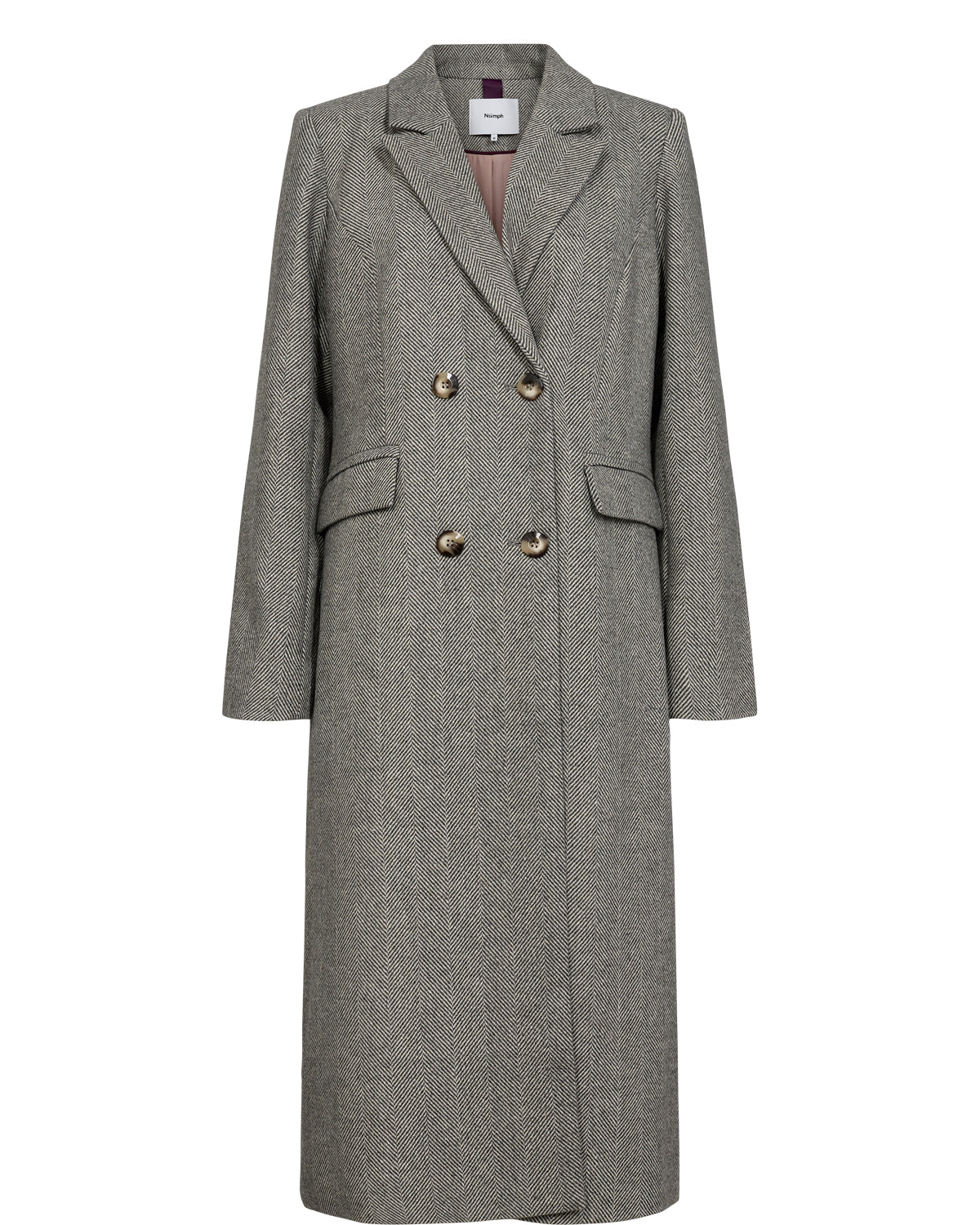 NURAVEN COAT - Medium Grey Mel - Nümph