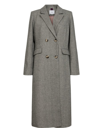 NURAVEN COAT - Medium Grey Mel - Nümph