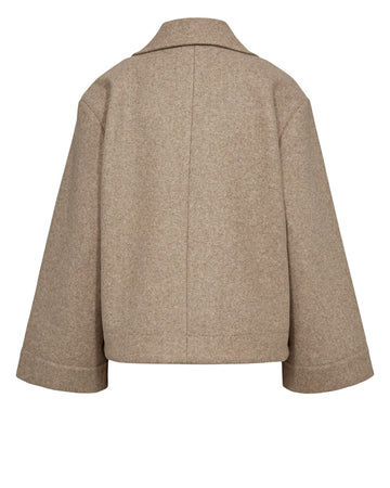 NUKIMMA SHORT JACKET - Sesam Melange - NÜMPH