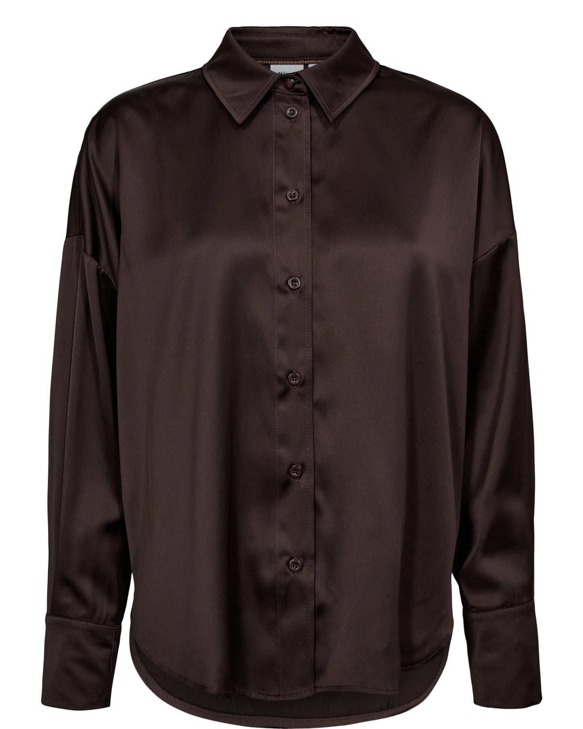NUSANTINA SHIRT - Coffee Black - Nümph