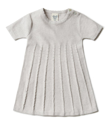 Baby- og børne strik kjole - Puri Organic