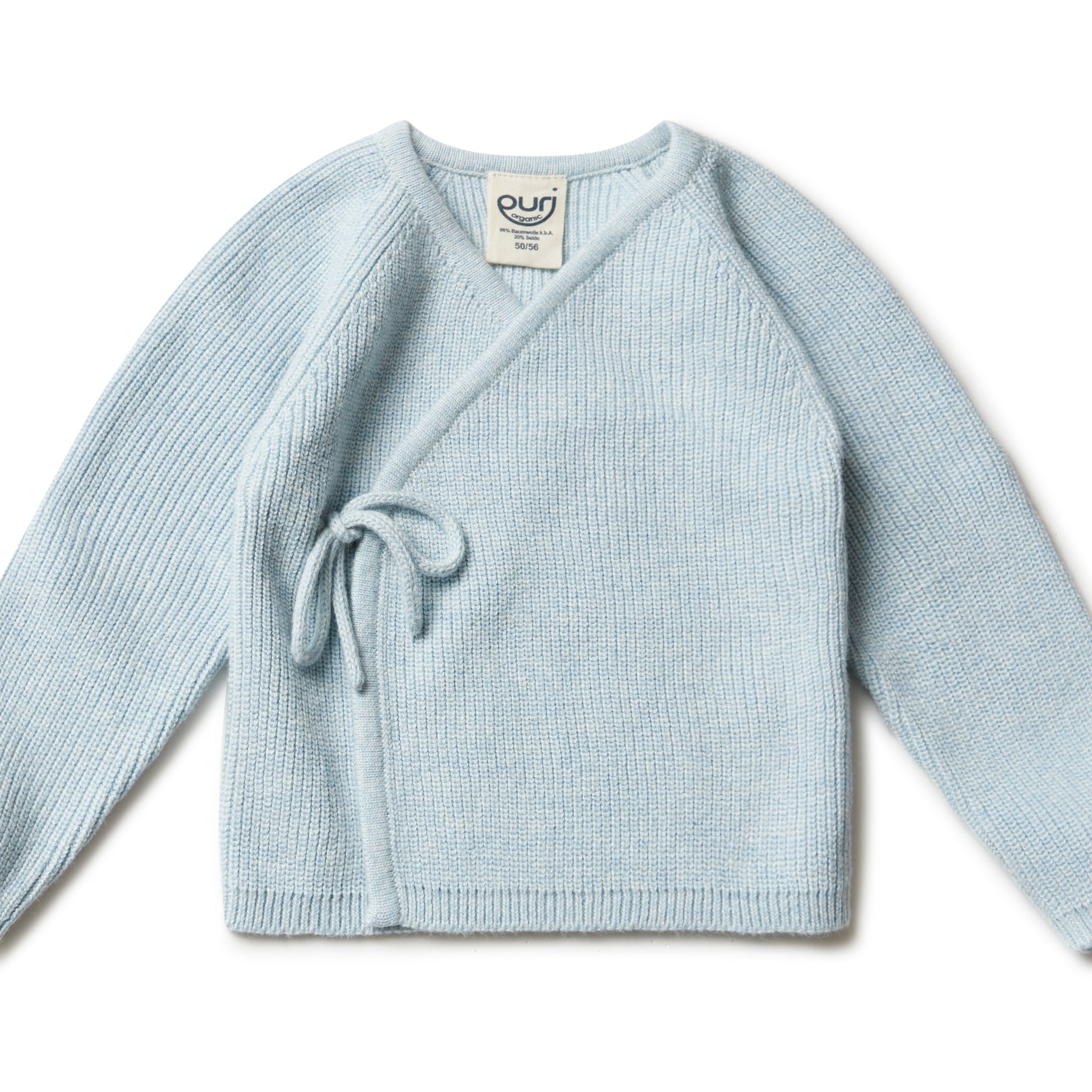 Baby slå-om trøje - Puri Organic