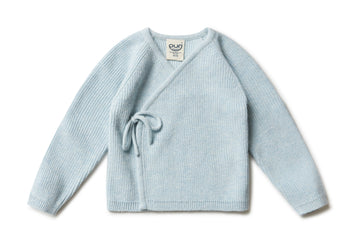 Baby slå-om trøje - Puri Organic