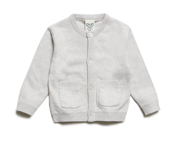 Baby- og børne strik cardigan - Puri Organic