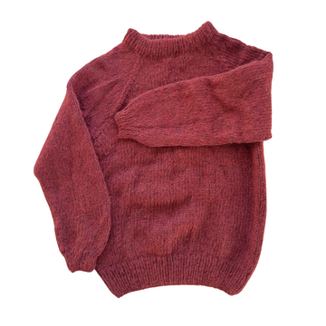 Ida alpaka sweater - Winered - Coffee Beanies